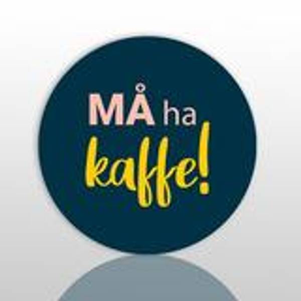 Glassunderlag  kaffe, M&Aring; ha kaffe