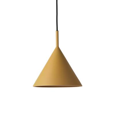 Pendel lampe triangel matt oker
