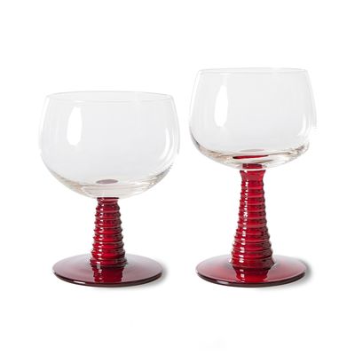 Vinglass Swirl Nude red low
